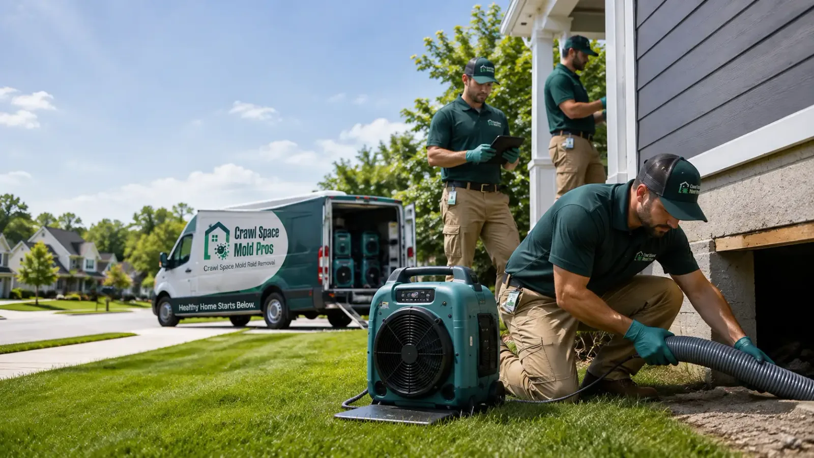 Crawl Space Mold Removal in Cambria, IL